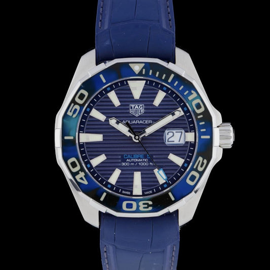 TAG Heuer Aquaracer Calibre 5 WAY201P Automatic 43mm Men's Watch Full Set